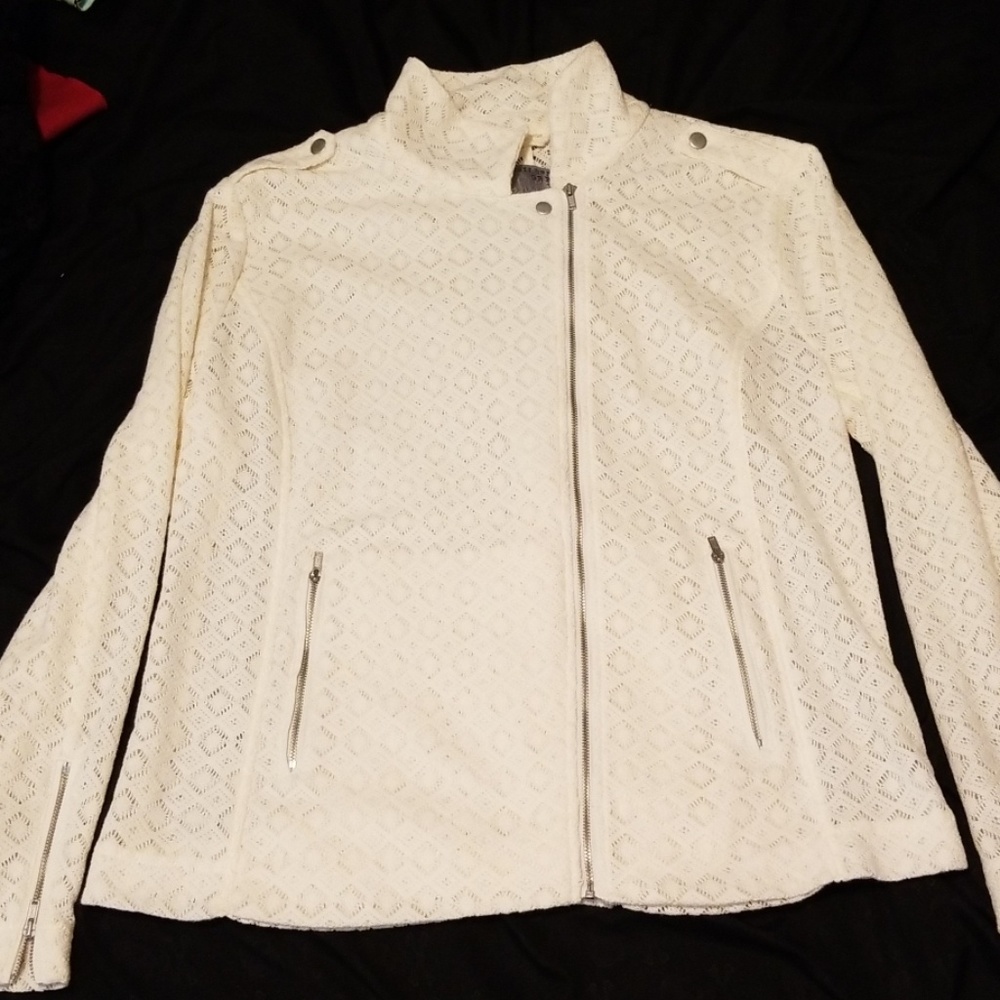 White Ruff Hewn Jacket